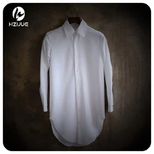 HZIJUE повседневные рубашки мужские хлопковые дизайнерские брендовые облегающие мужские рубашки с длинным рукавом белые рубашки для мужчин весенняя одежда