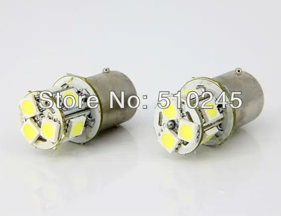 100X водить автомобиль S25 P21/5 Вт BAY15D 1157 8 LED SMD 5050 8smd 3 фишки стоп лампочки белый красный желтый