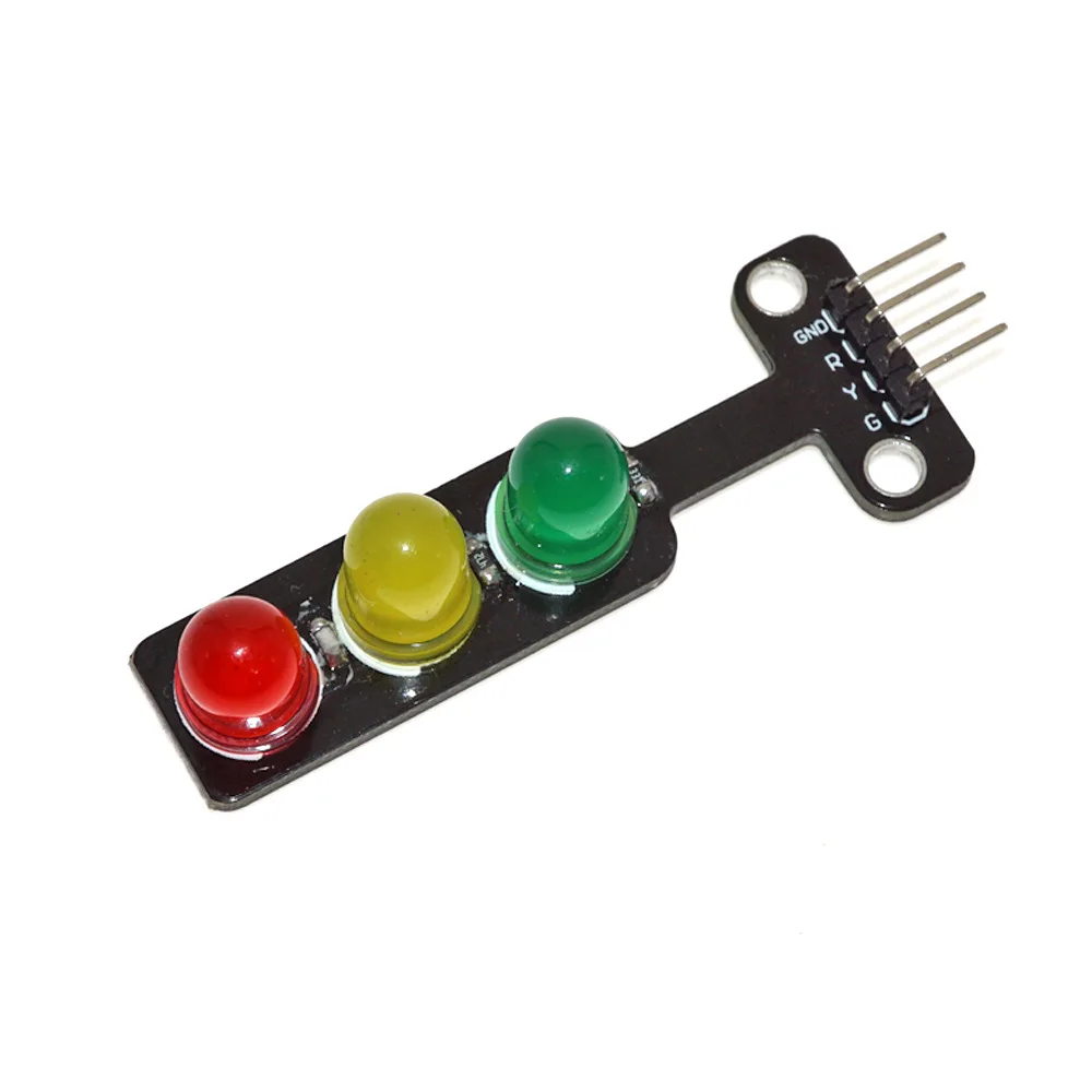 Mini 5V Traffic Light LED Display Module for Arduino Red Yellow Green ...