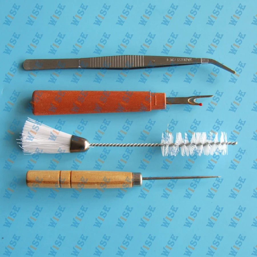 

Sewing Machine Serger Lint Brushes,Tweezer,Awl,Ripper #112R+BR1+HA1-1+TWE6