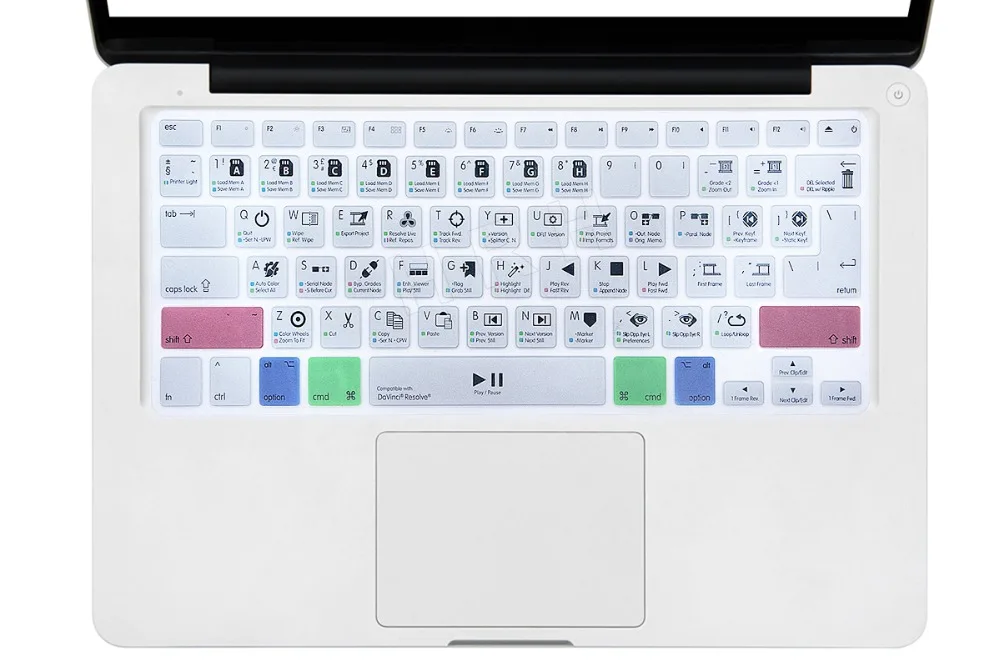 Чехол для клавиатуры Macbook Pro Air Retina 13 &quot A1369 A1466 A1425 A1502 15&quot 17 A1278 Davinci Resolve