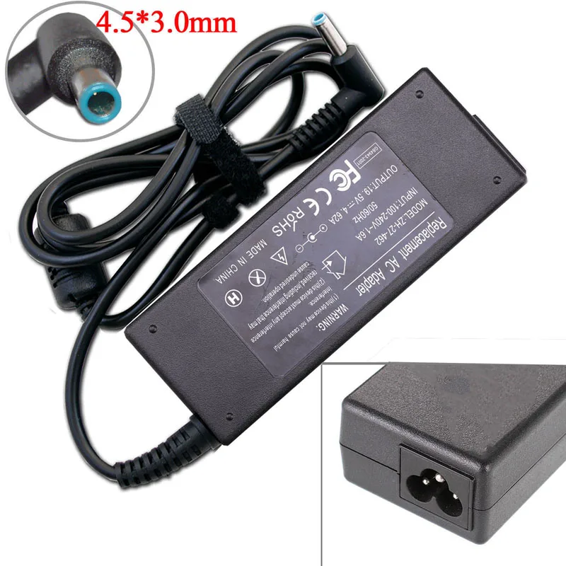 جودة عالية محول الطاقة ل جناح HP 15 دفتر PC 15-e029TX 19.5 V 4.62A 90 W الطاقة بطارية إمداد جدار شاحن