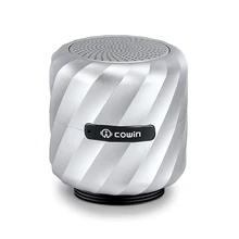 

Cowin Qbeat Mini Bluetooth Vibration Speaker Portable Wireless Subwoofer with MIC for phone Computer and Suction Cup Stander