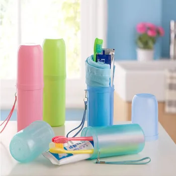

Convenient Travel wash cap Outdoor camping Water Bottle Toothbrush Tube Gargle Bottle For Water Climbing Hiking