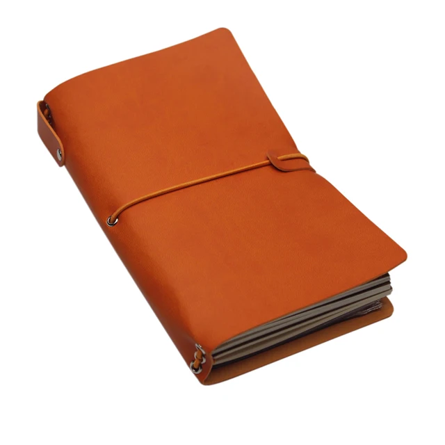 soft cover vintage pu leather journal travel notebook binding book