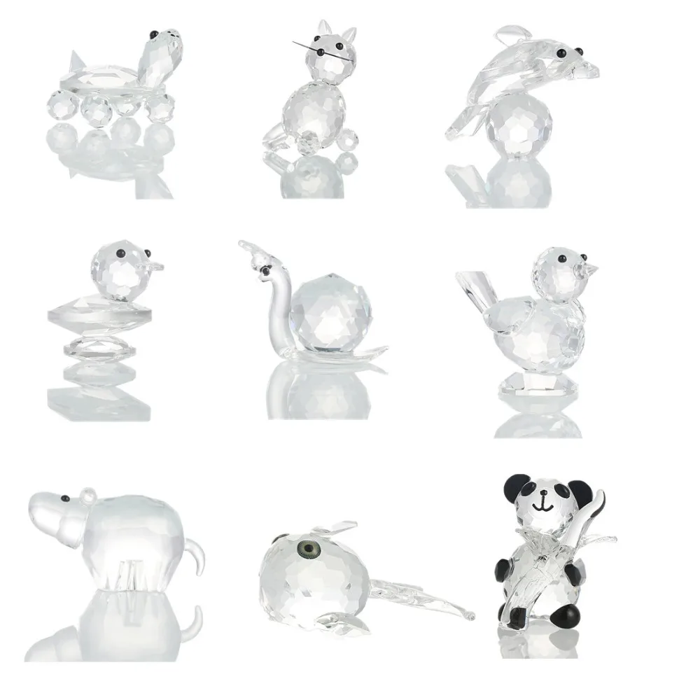 H&D Glass Crystal Mini Figurines Table Ornaments Crafts Art&Collection Souvenir Home Decoration 10 Kinds H&D Glass Crystal Mini Figurines Table Ornaments Crafts Art&Collection Souvenir Home Decoration 10 Kinds