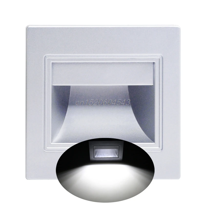 AC 100-240V 1,5 W светодиодный настенный светильник, подножки, крыльцо, лестничные огни, приспособление для ванной, ночники R02, и Прямая поставка