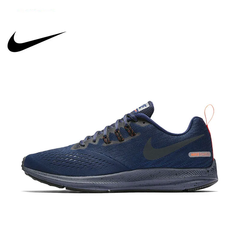 

Original Official NIKE Authentic NIKE ZOOM WINFLO 4 SHIELD Men's Running Shoes Breathable Sneakers Outdoor Athletic Comfortable