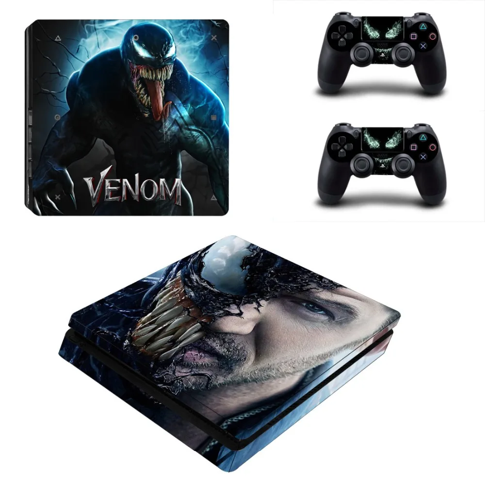 

Avengers Spiderman Venom PS4 Slim Skin Sticker For PlayStation 4 Console and Controller For Dualshock 4 PS4 Slim Sticker Decal