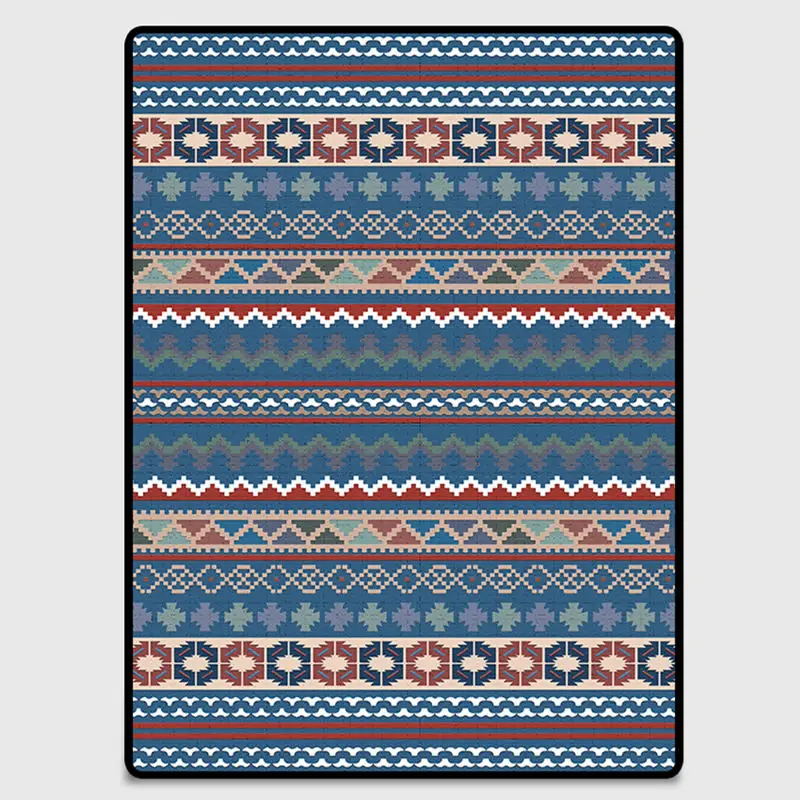 Индийский богемный коврик для дома скандинавские геометрические Коврики для спальни современные ковры покрывало домашний декор этнический VintageFloor коврик - Цвет: White 800MMx1200MM