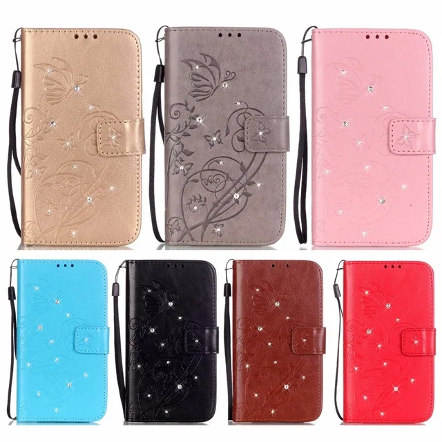 

B23 Diamond PU Leather Flip Case For WIKO FEVER 4G PULP 4G RAINBOW 4G RAINBOW LITE LENNY2 LENNY3 Sunset2 Back Cover