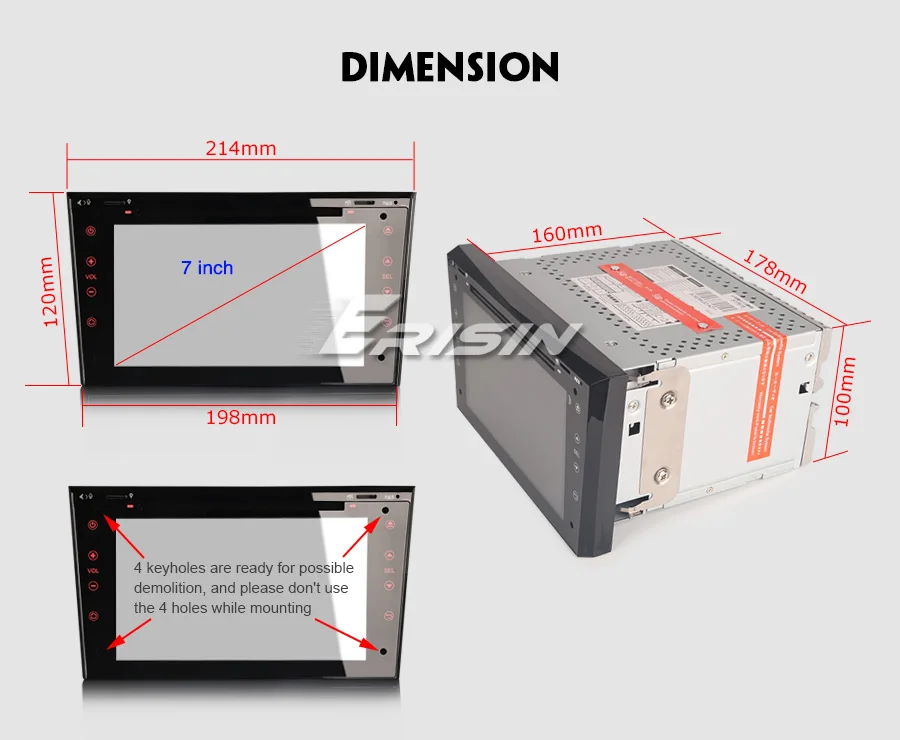 Best Erisin ES4873P 7" Android 9.0 DAB+ GPS Car Stereo for Vauxhall Opel Vivaro Astra Corsa D Zafira SatNav 20