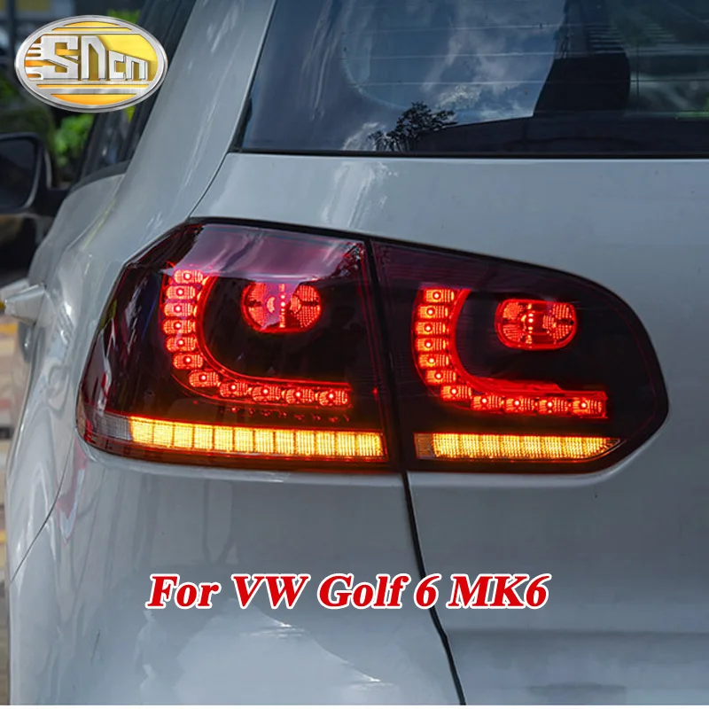 

Rear Fog Lamp + Brake Light + Reverse + Dynamic Turn Signal Car LED Tail Light Taillight For Volkswagen Golf 6 2009 - 2013