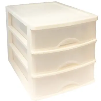 

Drawer desktop cream 3 drawers 26x26.5x35.5 cm