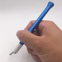 2 шт. Профессиональная ручная Татуировка Перманентная ручка для макияжа с 10 шт. игла для микроблейдинга