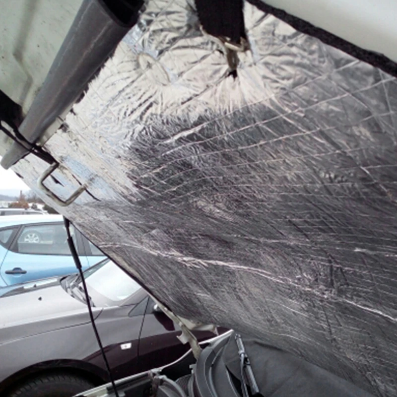 100x100 см теплоизоляция для крыши автомобиля звукоизоляционный лист для капота(капота) внутренняя звукоизоляция хлопок