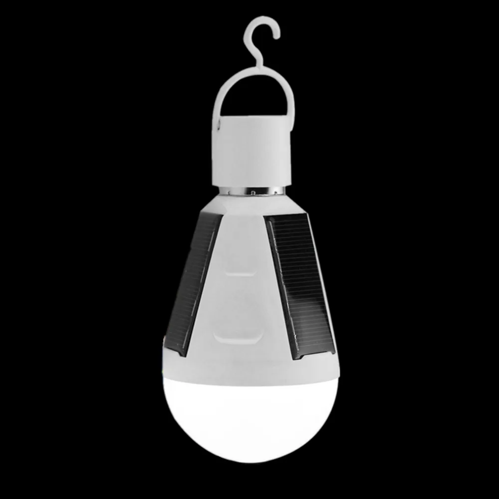 

ICOCO Waterproof E27 Solar Emergency Light 7W 85-265V Solar Lamp Portable LED Bulb Built-in Sensor Energy Saving Solar Panel