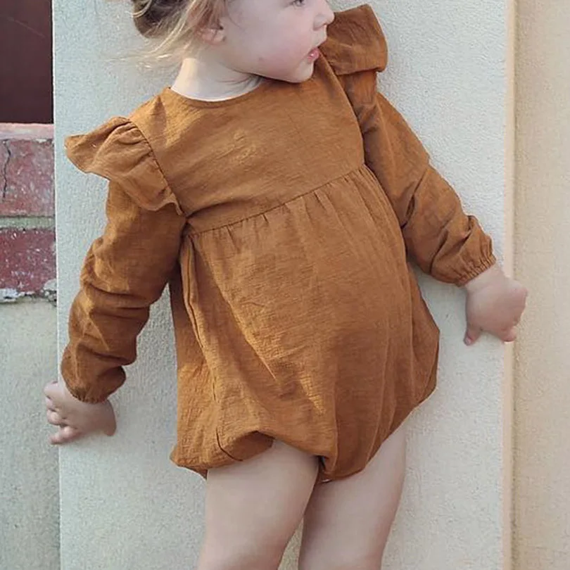 

Baby Girl Rompers Princess Newborn Baby Clothes Spring autumn Girls Long Sleeve Jumpsuit Kids Baby Outfits For 0-3Y