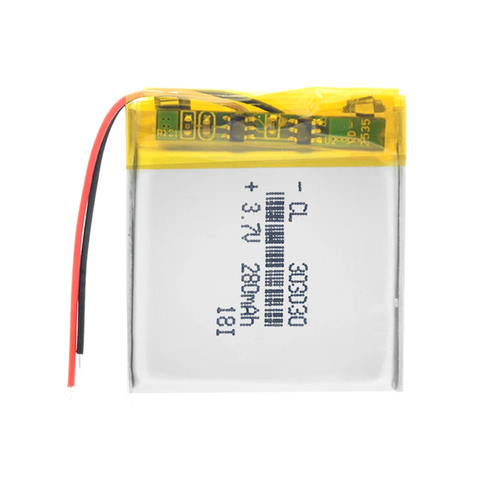 1/2/4x2019 Новые 3 7 в 280 мАч 303030 Li Po Батарея gps мини Камера можно крепить любые
