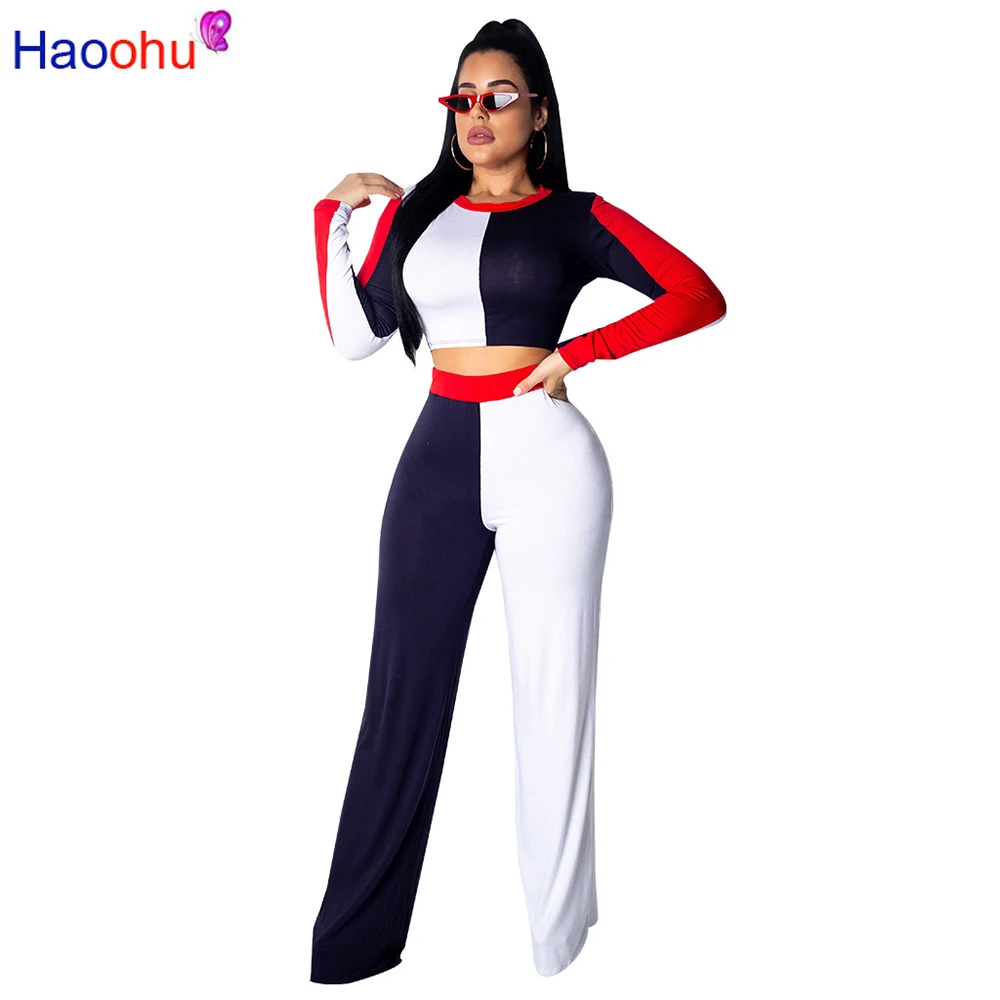 2 piece crop top sweatsuit