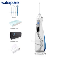 Водный Пульс V400P ирригатор для полости рта портативный стоматологический Флоссер с 4 струйными наконечниками электронный водный ирригатор уход за зубами