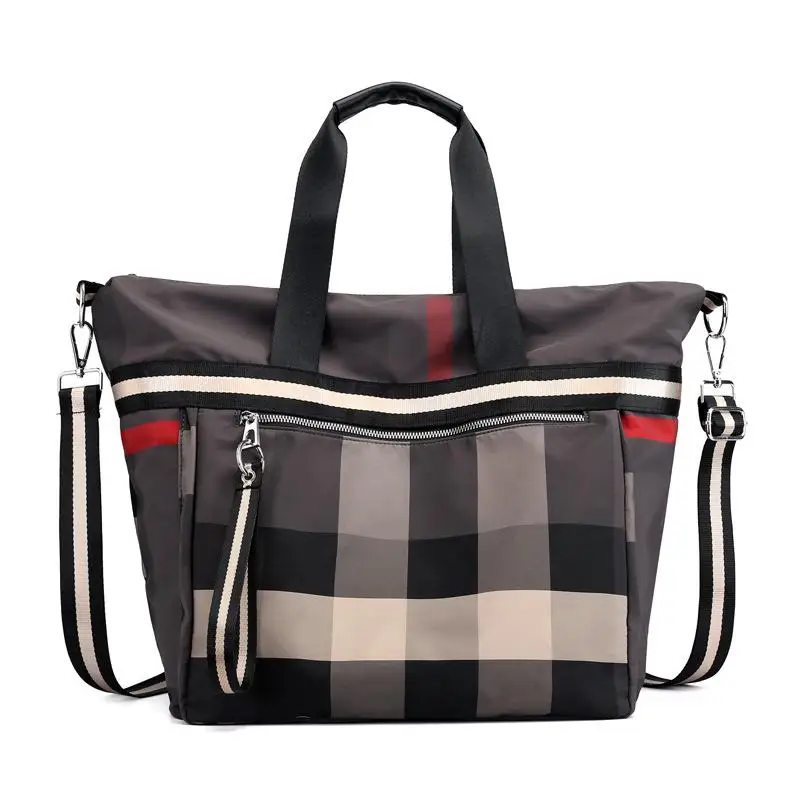Высококачественная холщовая сумка-мессенджер для женщин, нейлоновая женская сумка через плечо, женские ручные сумки для девушек - Цвет: Dark Grey