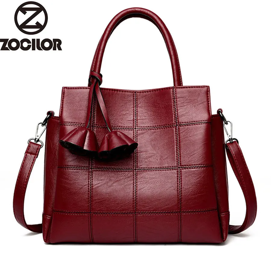 

Fashion Pu Leather Women Shoulder Bags Famous Designer Vintage Flower lattice Large Women Messenger Bags Ladies Tote Bags Sac