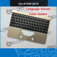 A1534 Topcase с Корейская клавиатура и подсветка для Macbook retina 1" A1534 Топ Корпус в сборе год EMC 2746 MF855 MF865