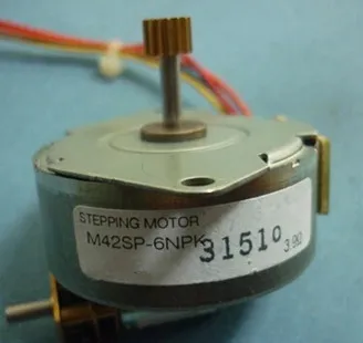 

M42SP-6NPK Micro 4 Line 2 Phase Stepper Motor 3.9 Ohm 12V 42MM Shaft