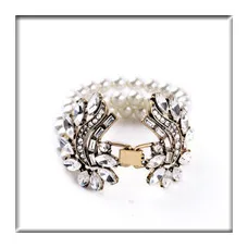 Вечерние ослепительные благородные многослойная цепочка с бусинами романтическое колье ожерелье с искусственным жемчугом модное ювелирное изделие