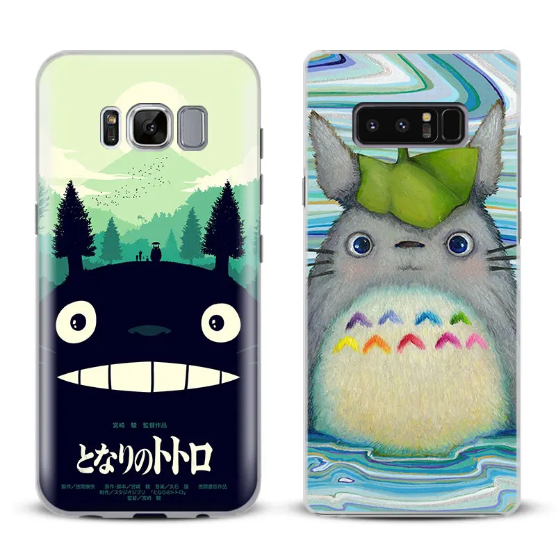 

My Neighbor Totoro Coque Phone Case Cover Shell For Samsung Galaxy S4 S5 S6 S7 Edge S8 Plus Note 8 2 3 4 5 A5 A7 J5 2016 J7 2017