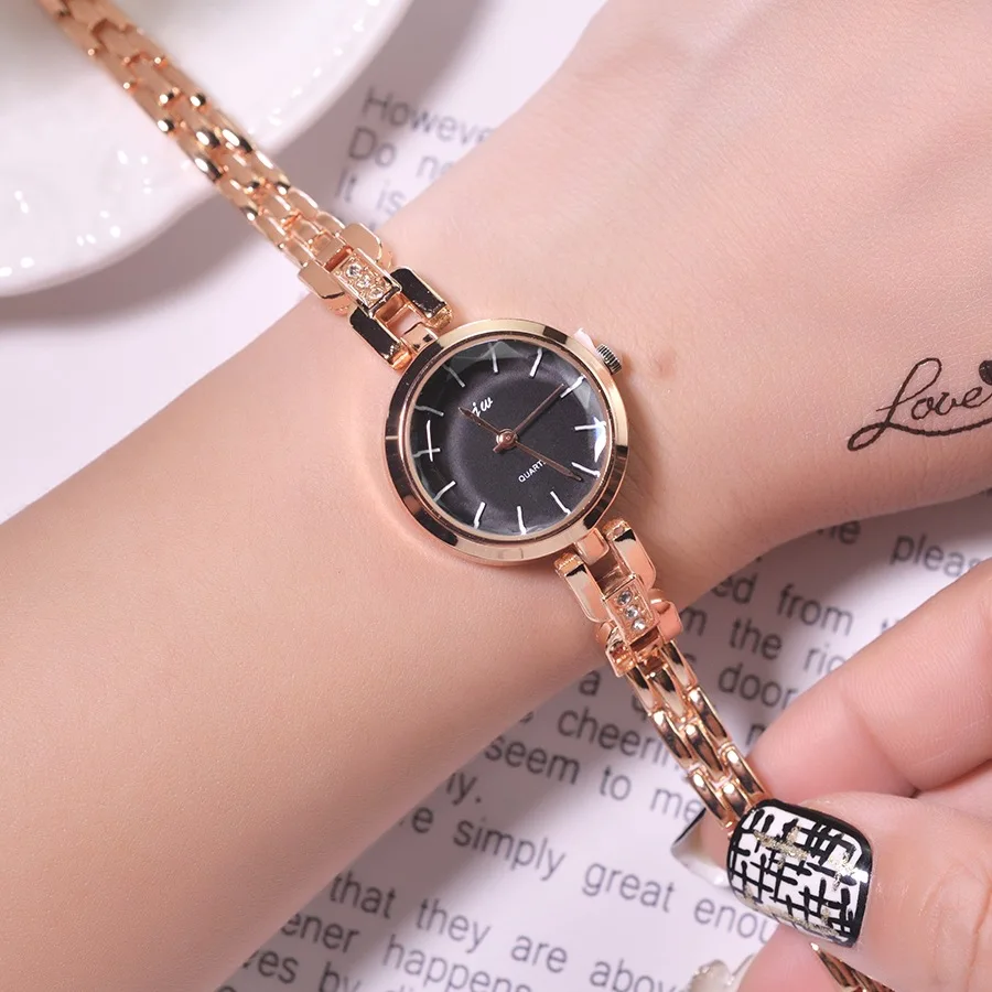 Hot Sale Quartz Wristwatches Woman Clock Gifts Golden-Bracelet Stainless-Steel Small Luxury Fashion aJLn1oWw