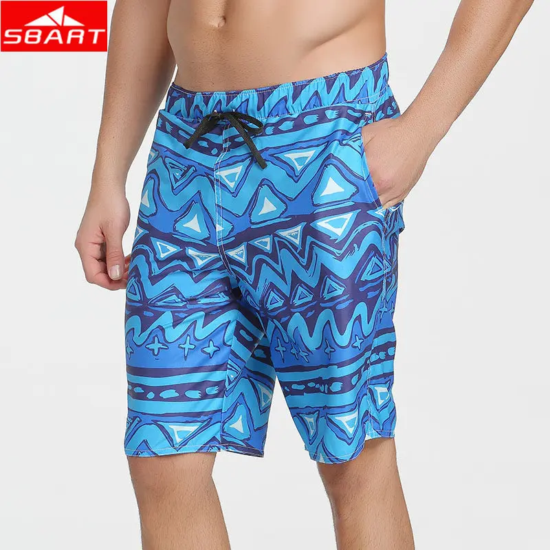 SBART Men's Rash Guards Loose Beach Shorts Quick Dry Bermuda Board