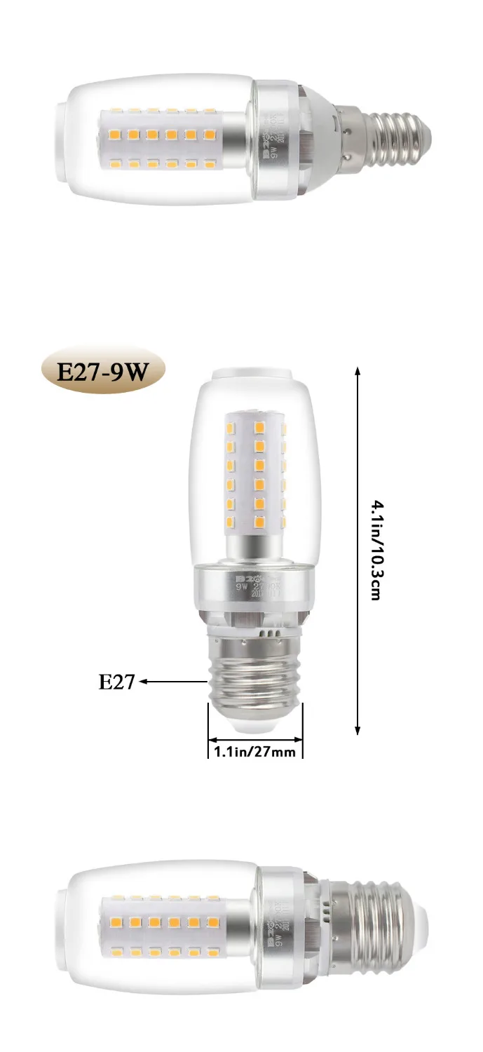 2 шт. светодиодный светильник с бриллиантами светодиодный лампы E27 AC 220V SMD 5730 светильник CRI 90 36 светодиодный s кукурузы лампы, люстры дома Спальня светильник ing теплые