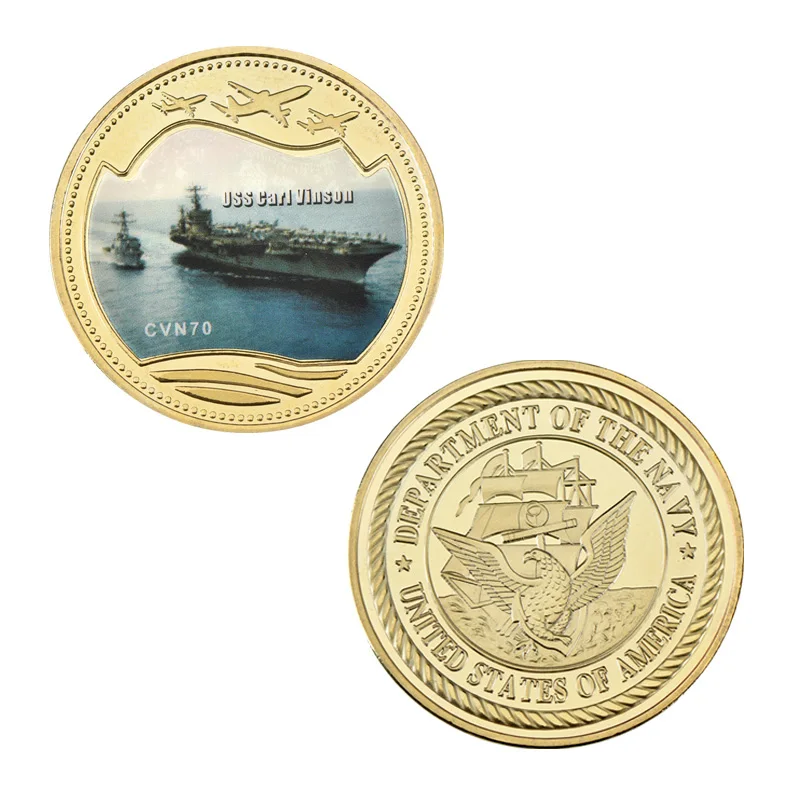 WR nGold Позолоченные памятные монеты США золотая металлическая Коллекционная монета для новогодних деловых подарков