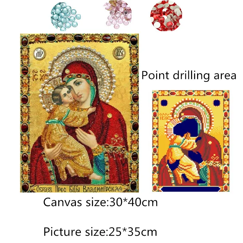 Алмазная живопись, 5d персонажи, алмазная вышивка, богородица, религия, стразы, полный набор сверл, сделай сам, мозаика, украшение для дома, крест