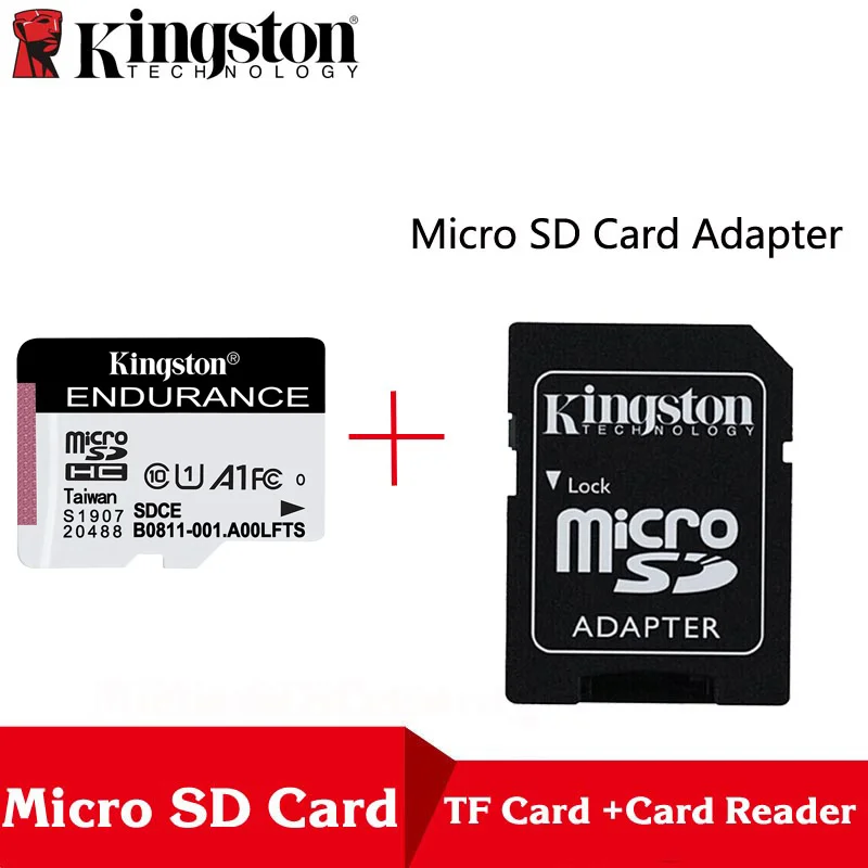 Kingston высокопрочная MicroSD карта класс 10 64 ГБ 32 ГБ 128 ГБ Memorias Micro SD SDXC флэш-карта памяти эксклюзивный для домашнего монитора - Емкость: SDCE-128GB-adapter