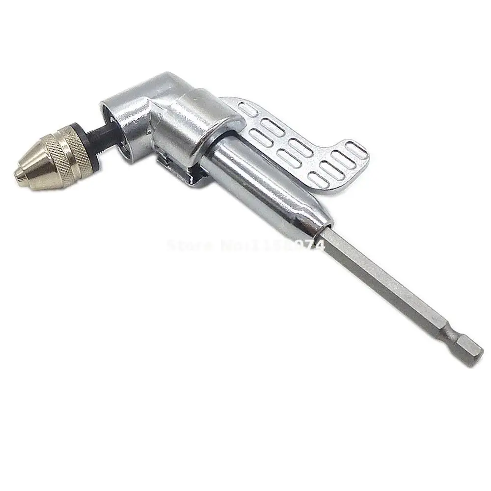 105°Degree Angle 1//4/" Hex Screwdriver Bit Holder Tool W//Keyless Drill Bit Chuck