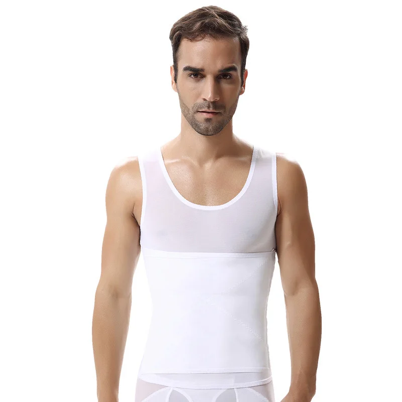 

Men Adjustable Body Shaper Tummy Control Slimming Corset Waist Trainer Male bodysuit Underwear Posture Corrective Vest Shapewear