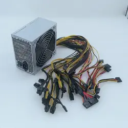 ETH ETC MINER PSU 1800 Вт (с кабелем) ETH Miner блок питания для P104 P106 RX550 560 RX 570 GTX1050I GTX1060 GTX1080I 6 GPU карт