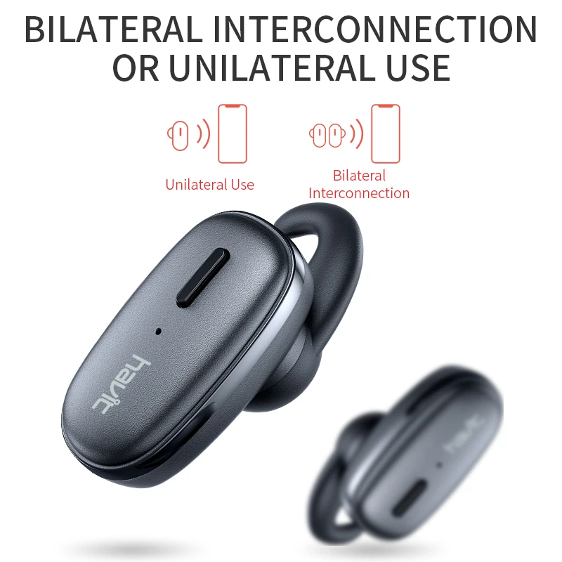 Havit I91 TWS Bluetooth наушники V5.0 поддержка для соединения двух мобильных телефонов