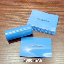 100pcs/lot Lithium Battery Pvc Outer Skin Film 32650 Heat Shrinkable Sleeve Insulation 4000mah Capacity Standard