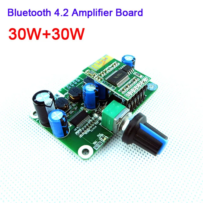 

TPA3110 Bluetooth 4.2 Power Amplifier Board 30Wx2 Receiver Audio stereo class D Digital AMP Module 12V 24V CAR
