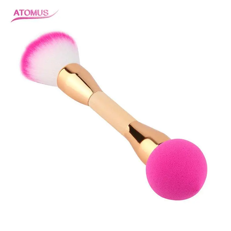 

Double Head Makeup Puff Powder Blusher Blending Blender brushes Double Use Professional makeup kit