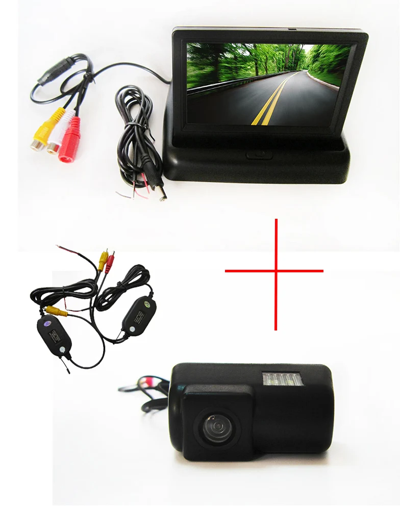 

Wireless WIFI CCD Car Rear View Camera for Ford Transit connect,with 4.3 Inch foldable LCD TFT Monitor
