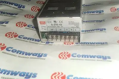 

DHL/EMS S-240-48 Mean Well Power Supply > +48VDC -C3 -D9