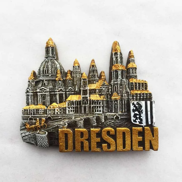 Германия Дрезден памятником архитектуры туристический сувенир магнитные наклейки холодильник