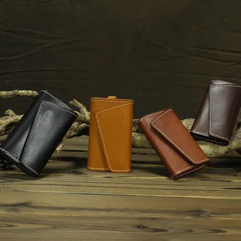 

Handmade new fashion Men&women Genuine Leather Key Case Automobile/Car key chain key holders delicate gift