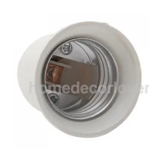 E12 to E27 Candelabra Ceiling Fan Light Socket Holder Enlarger Extender