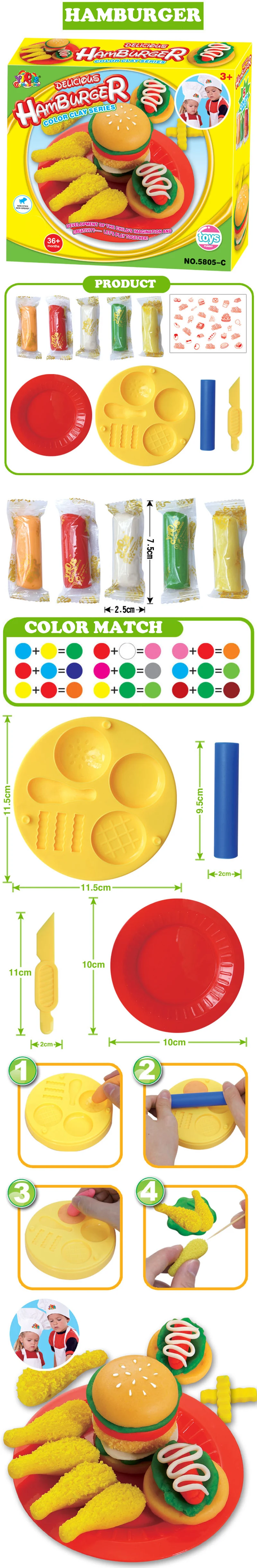 Kawaii мягкой полимерной глиной комплект DIY Playdough 3D Цвет Пластилин пластилина Play сделать комплект развивающие игрушки подарок для детей малыш